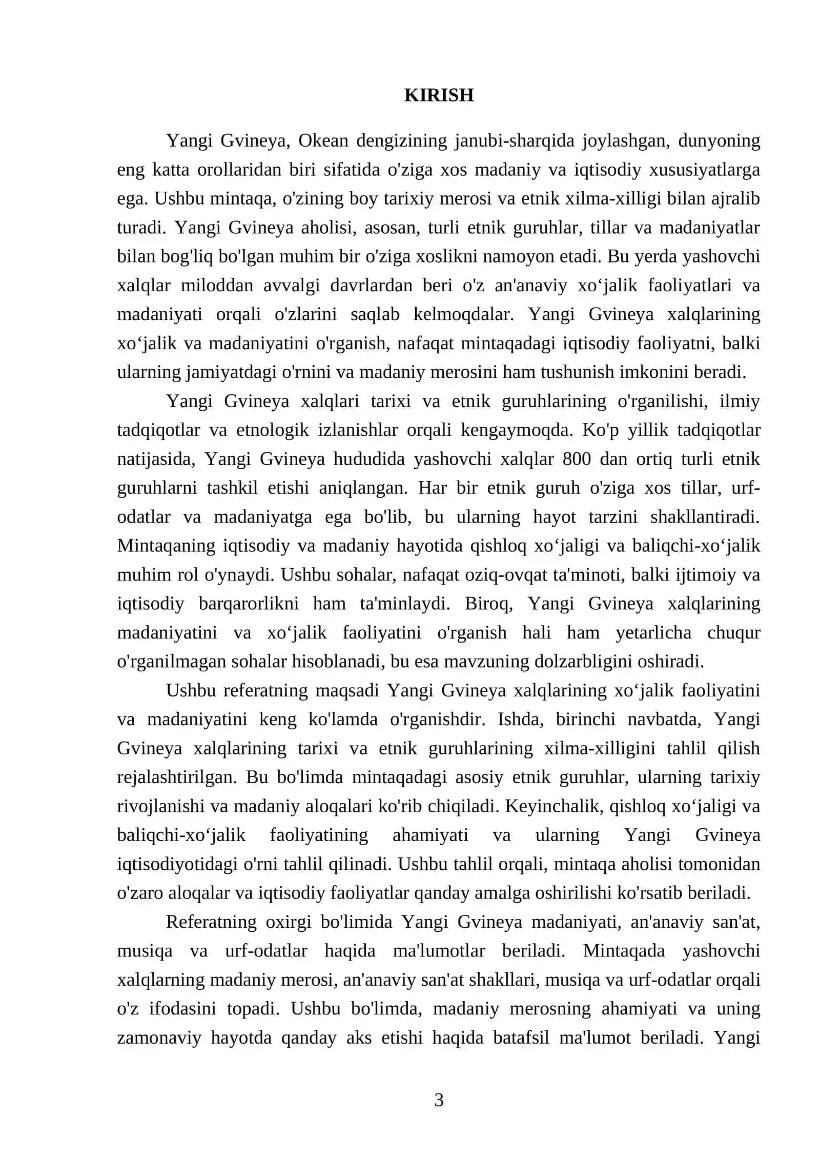 Yangi Gvineya xalqlari xoʻjaligi va madaniyati 3
