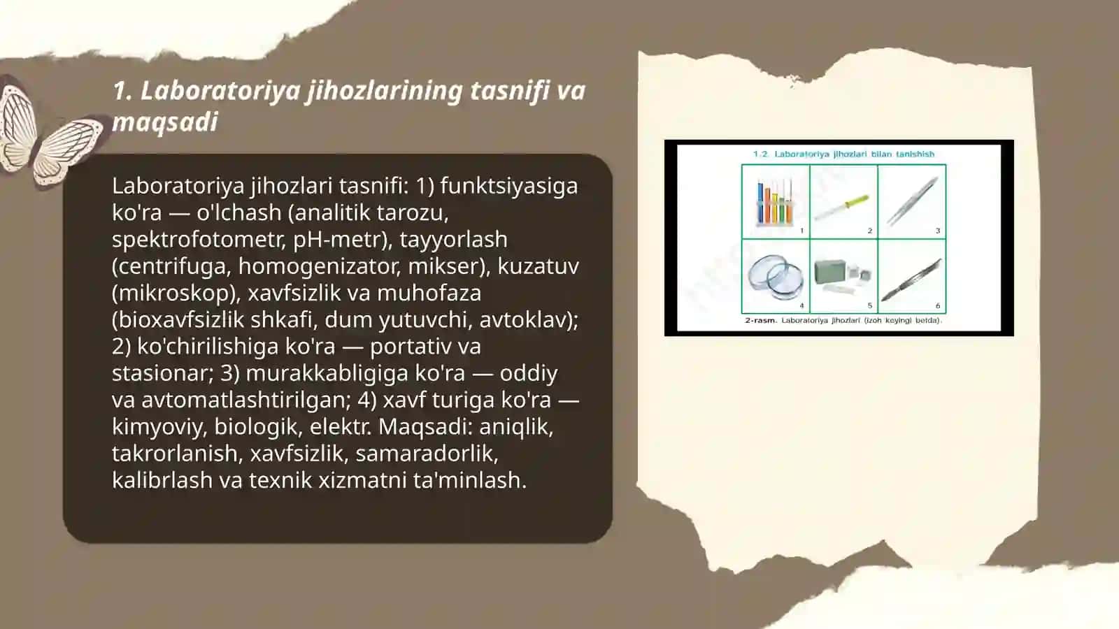 Laboratoriya jihozlari va ular bilan ishlash qoidalari 3
