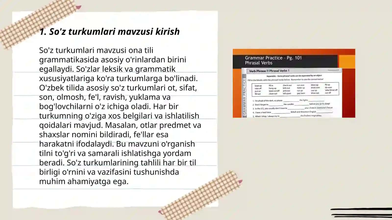 So'z turkumlari va ularni guruhlash tamoyillari 3