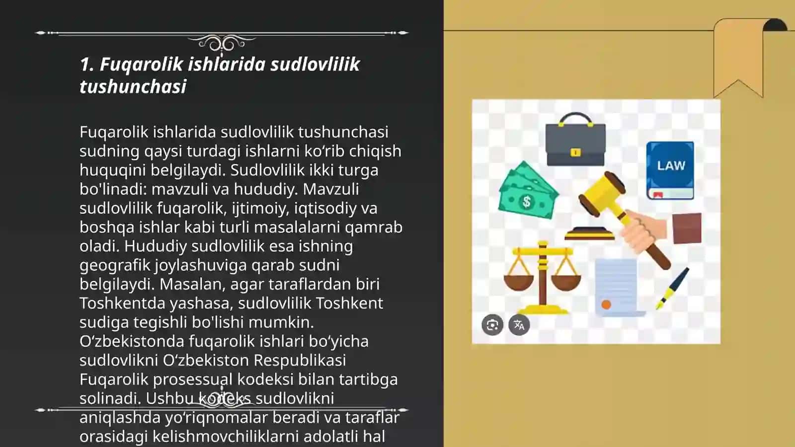 Fuqarolik ishlarini yuritish yuritishda taalluqlilik va sudlovliligi masalalari 3