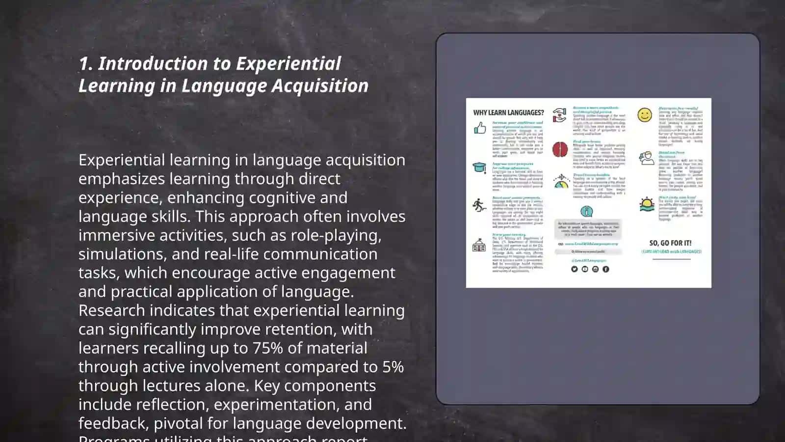 Experiental and negotiated language learning 3