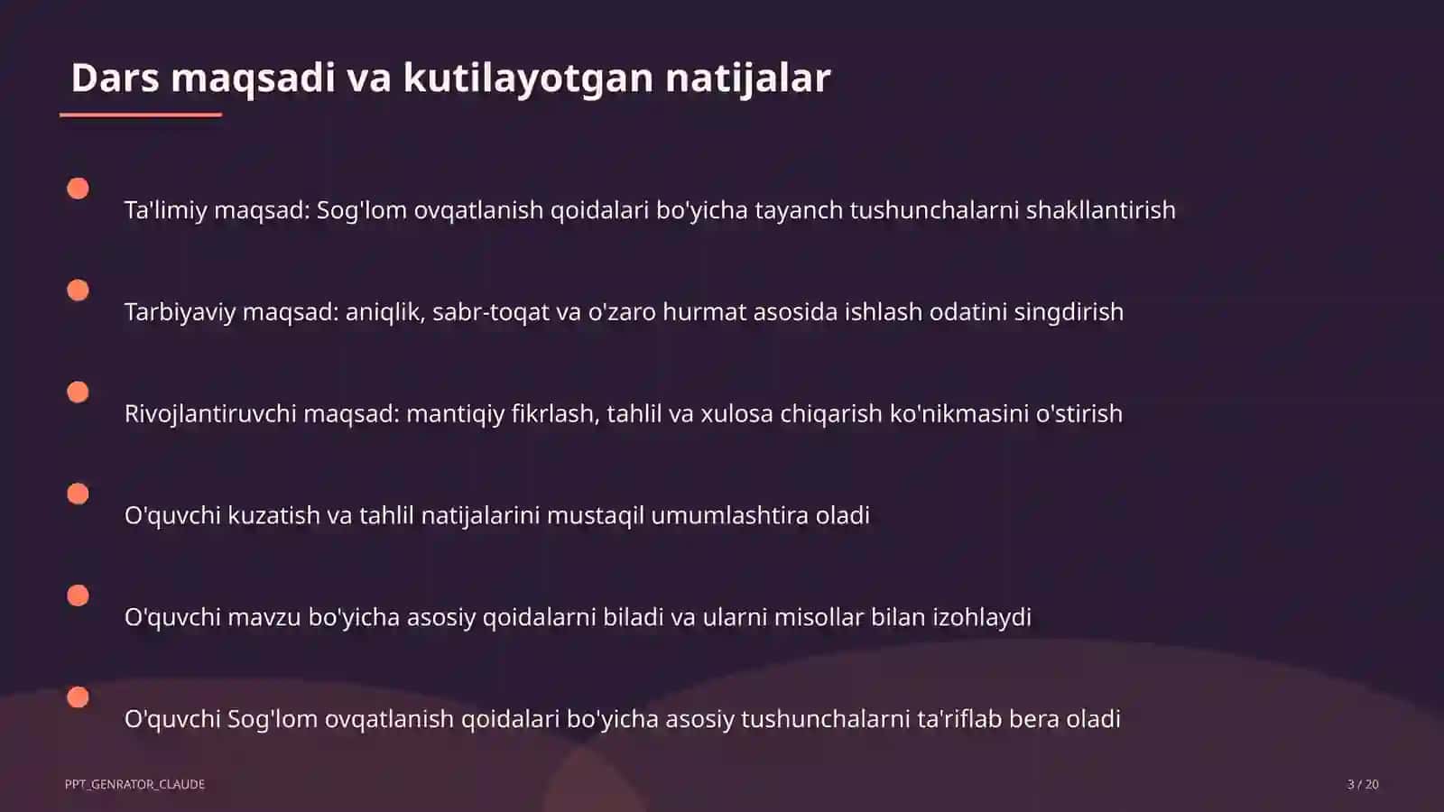Sog'lom ovqatlanish qoidalari 3