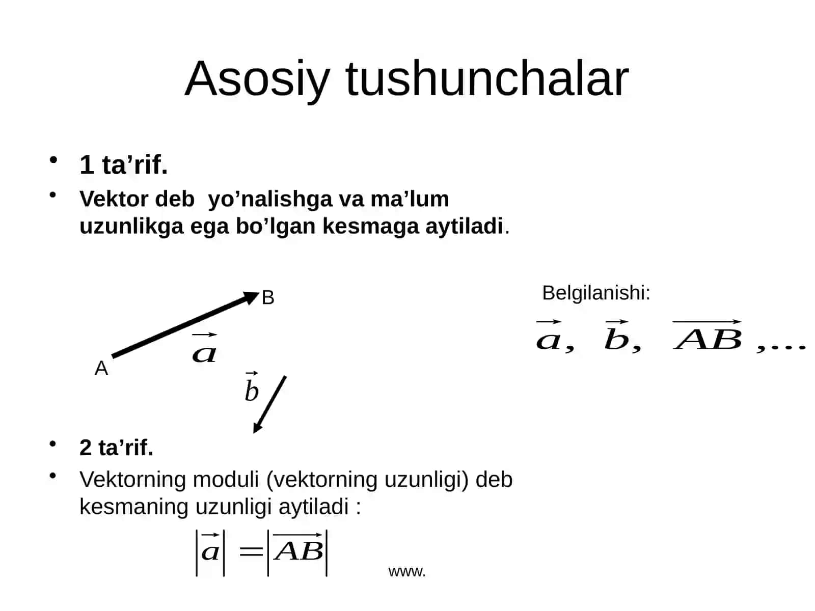 Vektorlar 3
