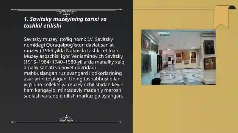 Savitsky muzeyi haqida 3