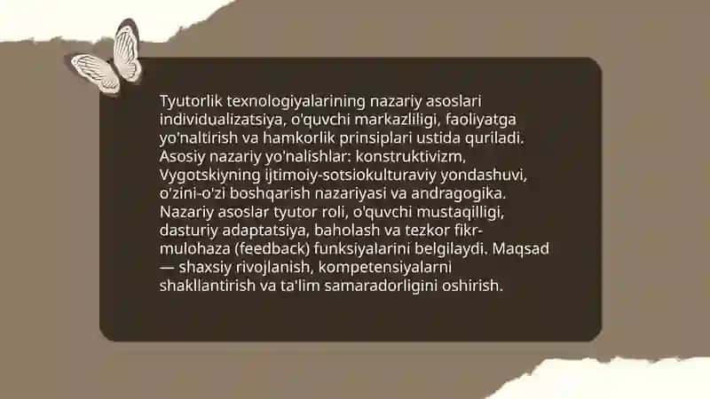 Tyutorlik texnologiyalari 3