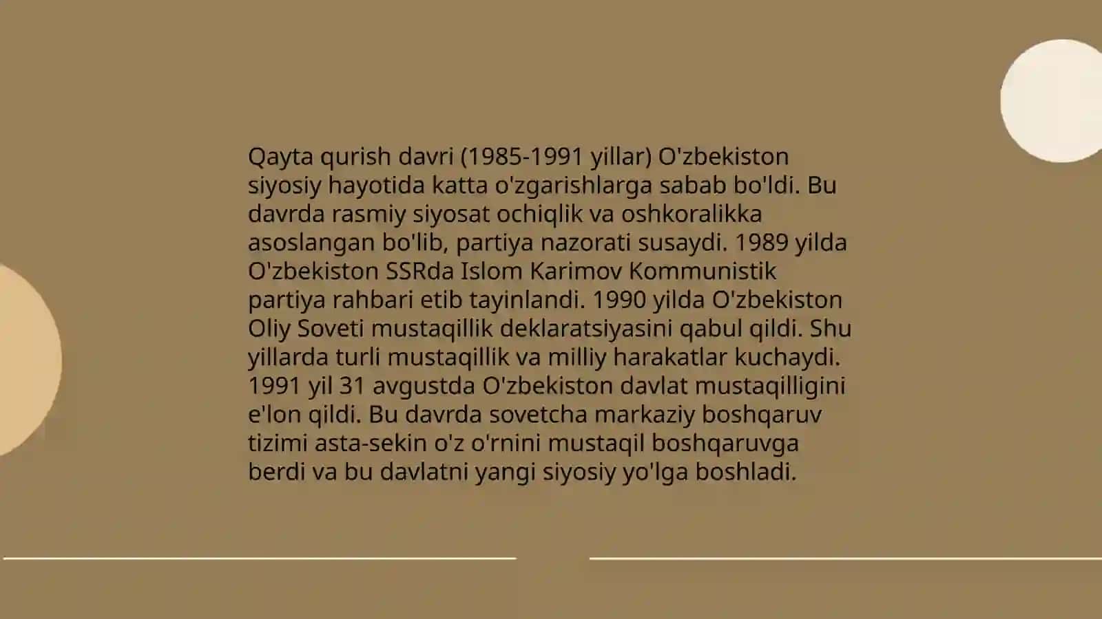 Qayta qurish davri 3