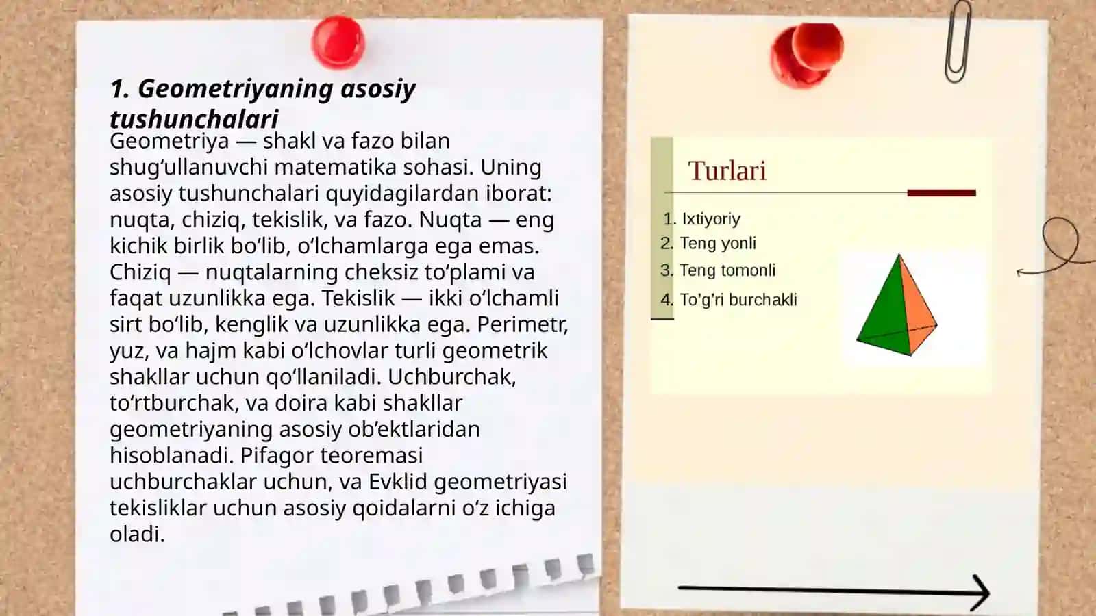 Geometriyadan slayd 3