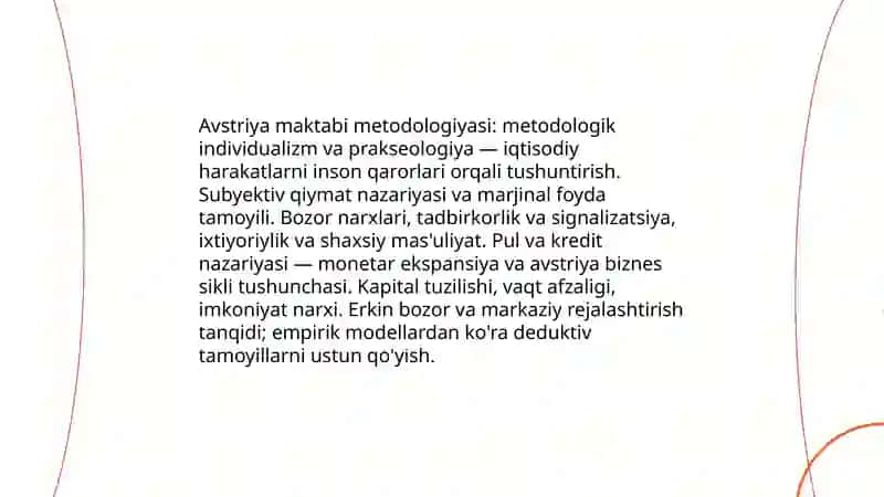 Avstriya maktabi, Lozanna maktabi, Kembrij maktabi 3