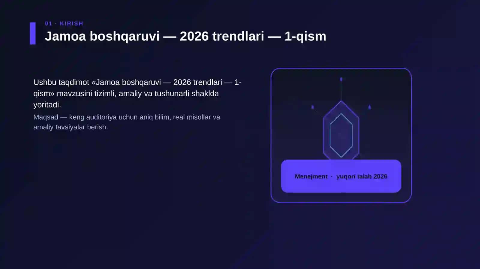 Jamoa boshqaruvi — 2026 trendlari — 1-qism 3