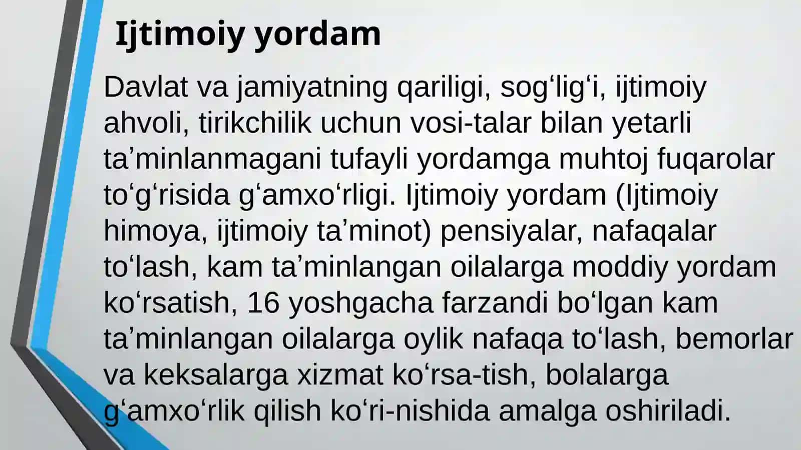 Ijtimoiy yordam tushunchasi va turlari 3