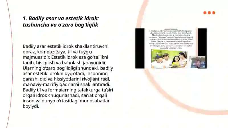 Badiiy asar va estetik idrok 3