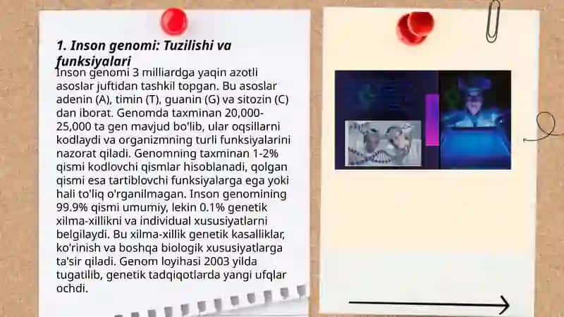 Inson genomi. Genomika va genom tibbiyotning istiqbollari. Patologik anatomiyada etika muammolari 3