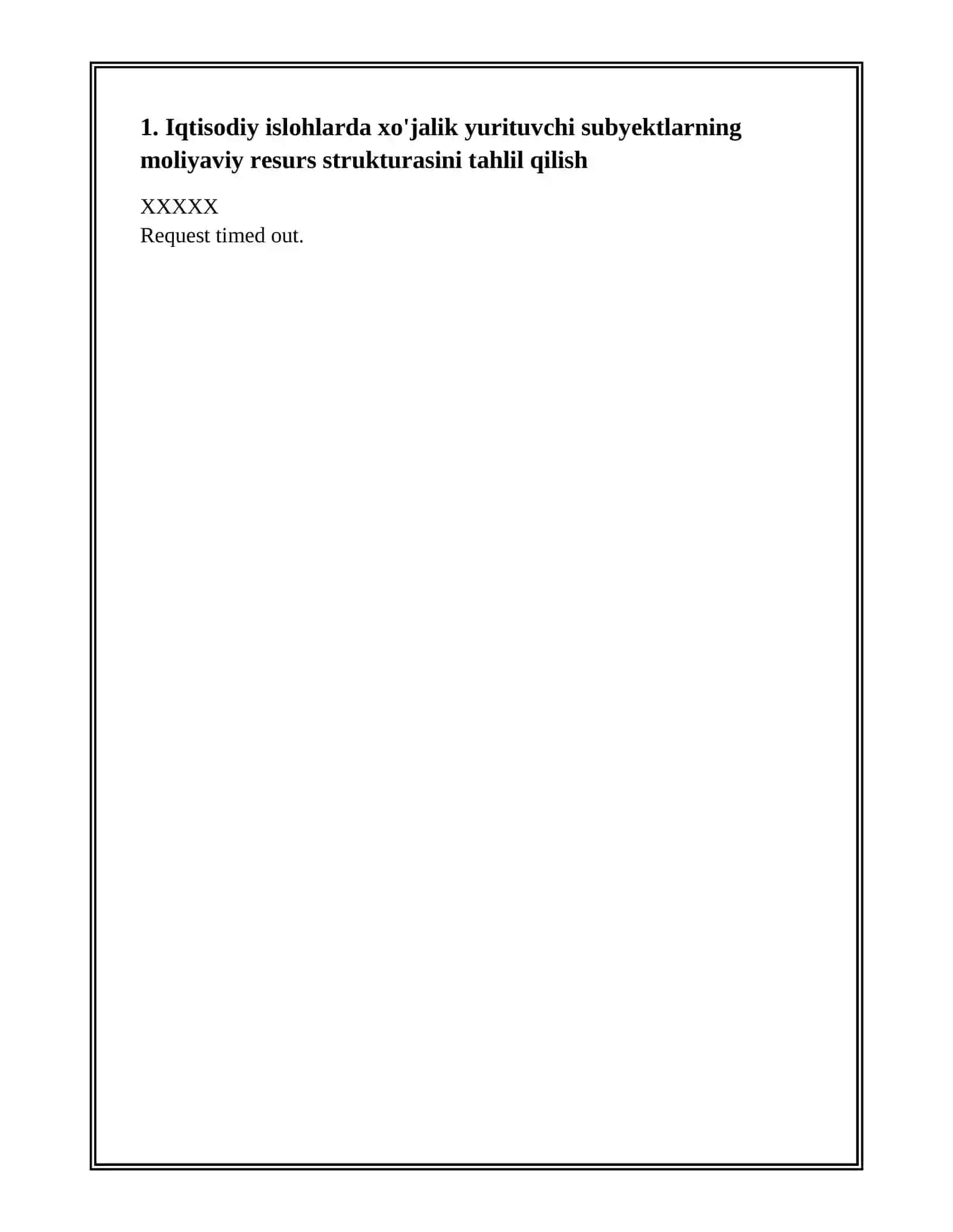 IQTISODIYOTNI ISLOH QILISH SHAROITIDA XOJALIK YURUTUVCHI SUB'EKTLAR MOLIYAVIY RESURSLARI VA KAPITALI 3