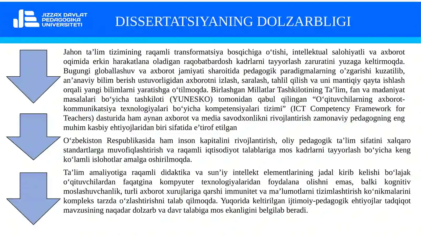"BO’LAJAK O’QITUVCHILARDA AXBOROT BILAN ISHLASH KOMPETENSIYALARINI SHAKLLANTIRISH" 3