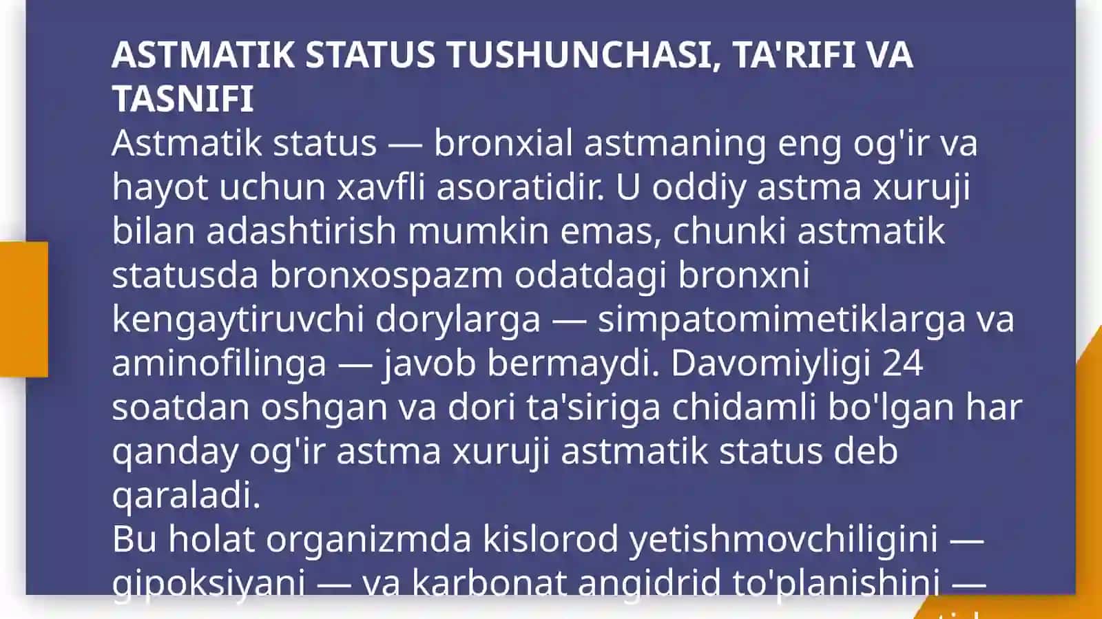 ASTMATIK STATUS PREZENTATSIYA 3
