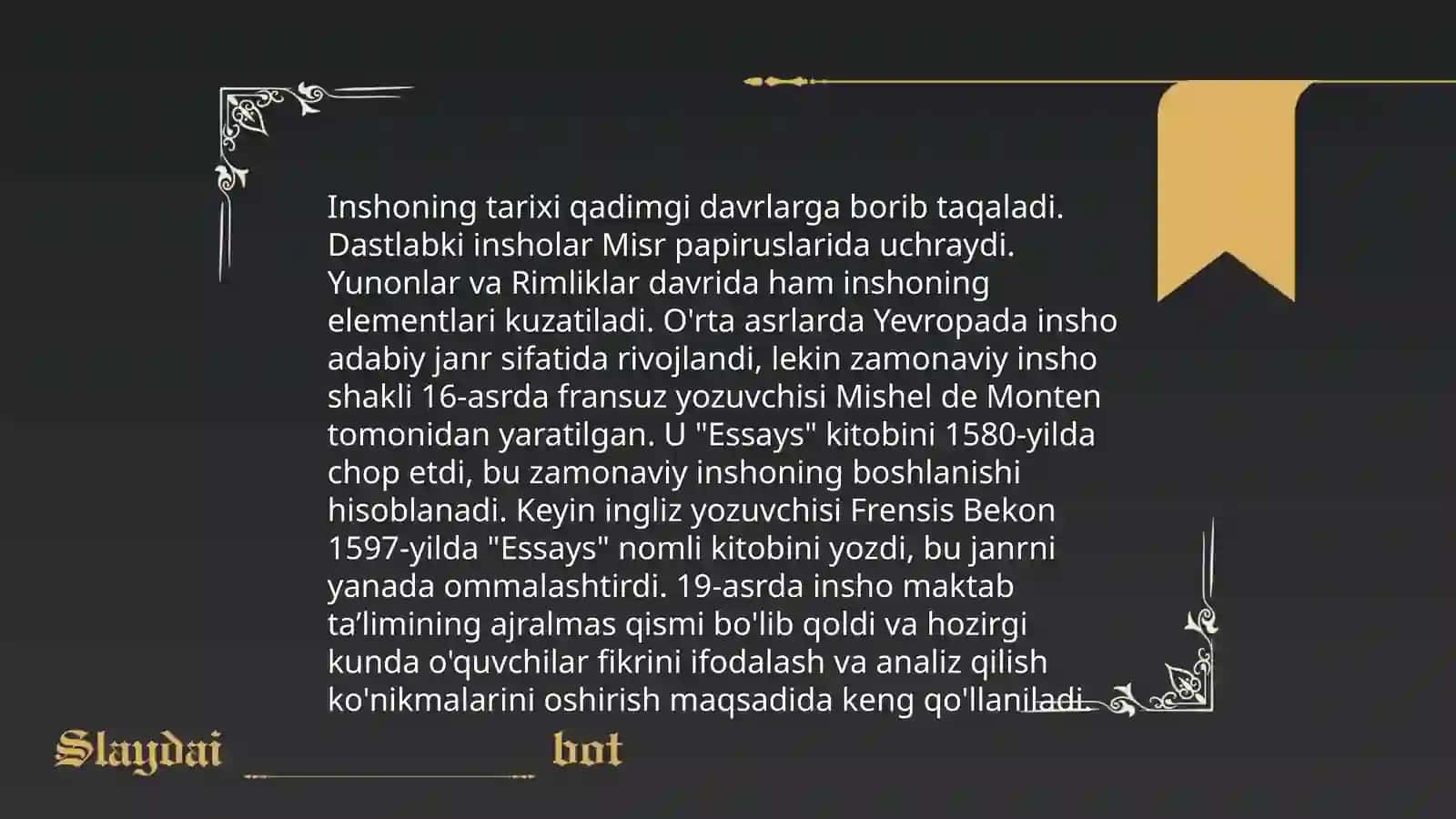 Insho va uning turlari 3
