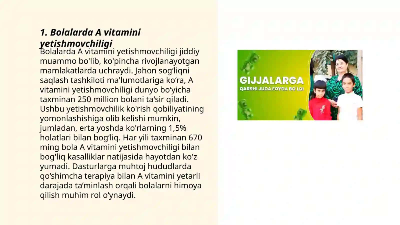 Bolalarda vitaminlar yetishmovchiligining oqibatlari 3