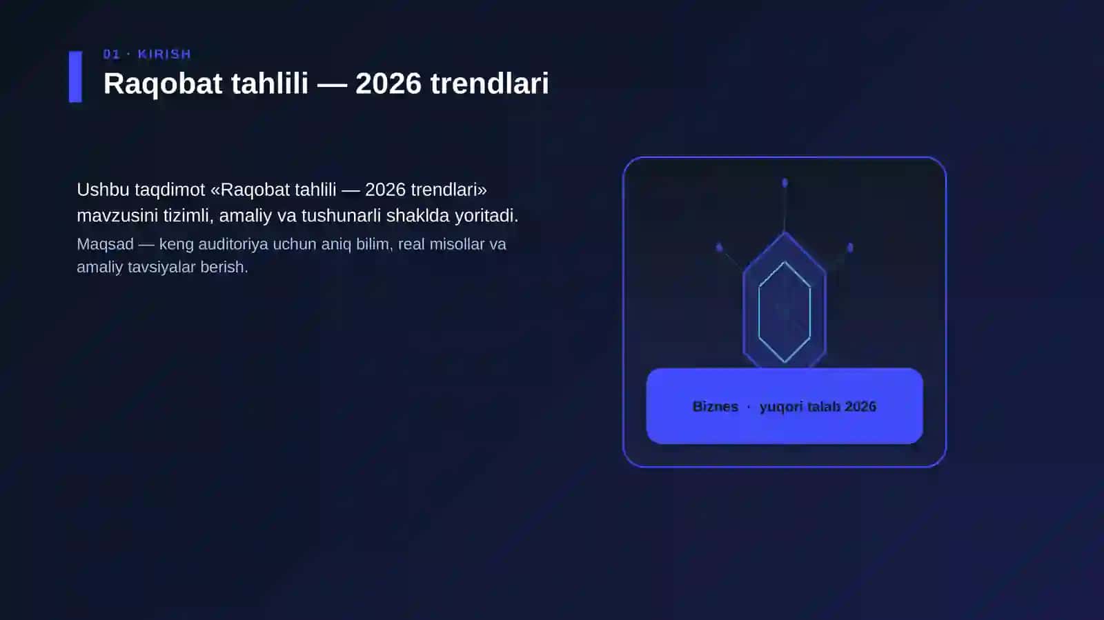 Raqobat tahlili — 2026 trendlari 3
