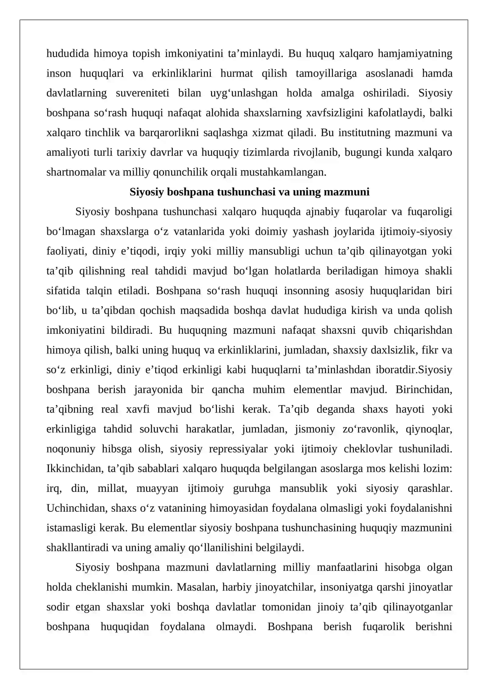Siyosiy boshpana so‘rash huquqi 3