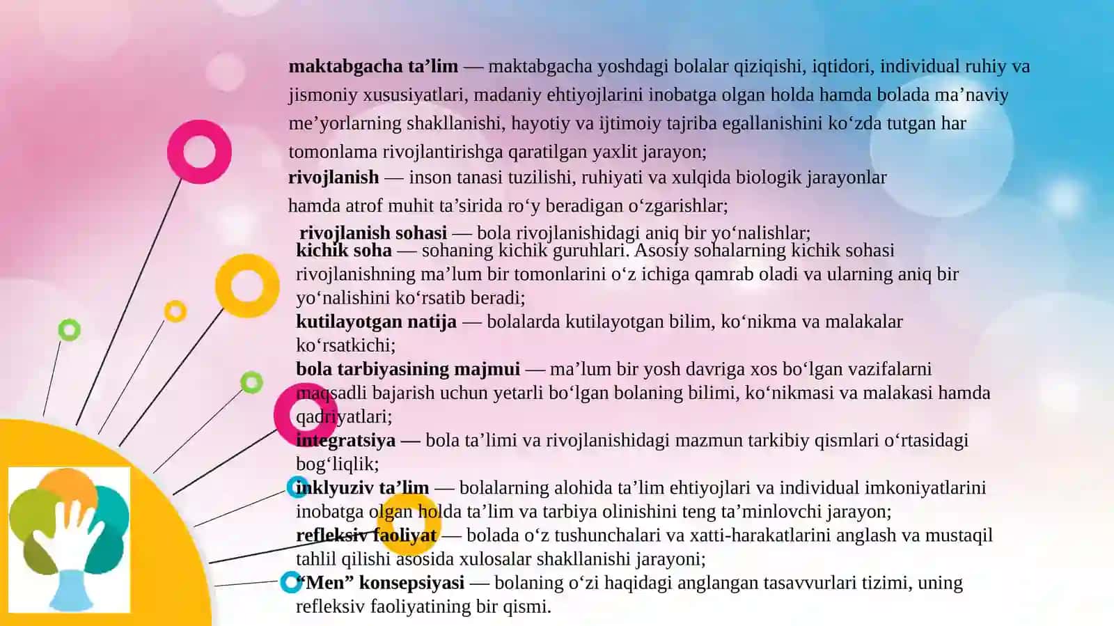 0-3 yoshgacha bo'lgan bolalarning rivojlanishi 3