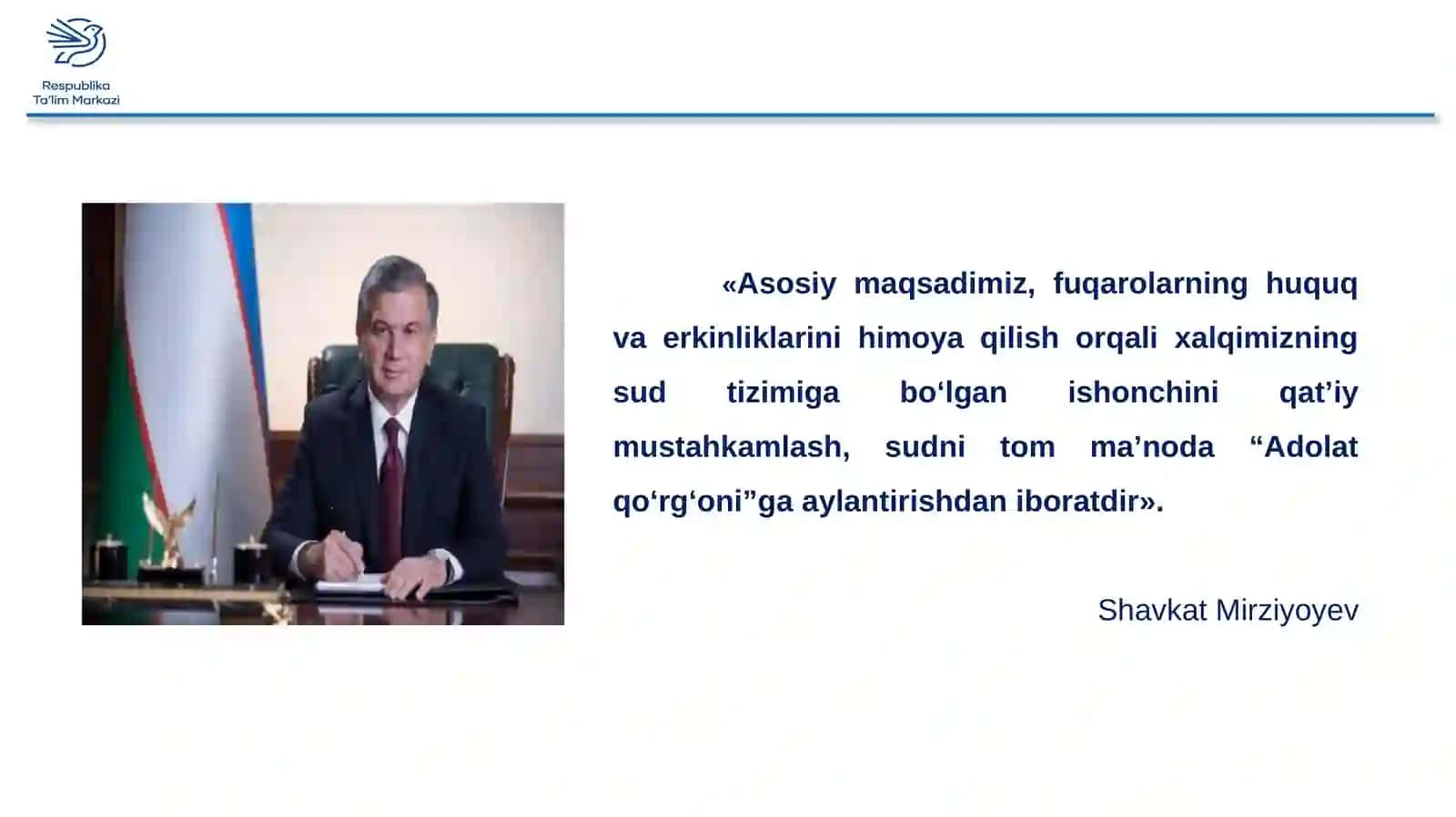 O‘ZBEKISTON RESPUBLIKASINING SUD TIZIMI MAVZU USTIDA ISHLASH NATIJASIDA 3