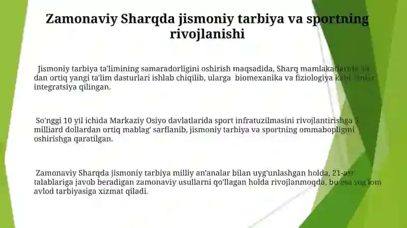 Sharq mutafakkirlarining jismoniy tarbiya haqidagi qarashlari 3