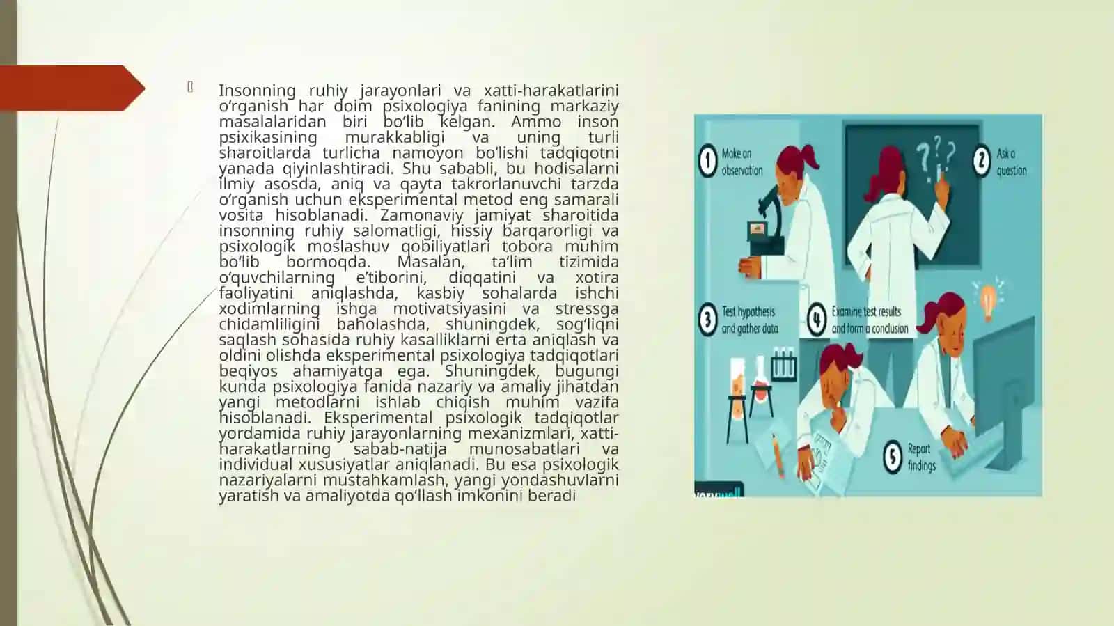 Eksperimentalpsixologik jarayonlari bosqichlari 3