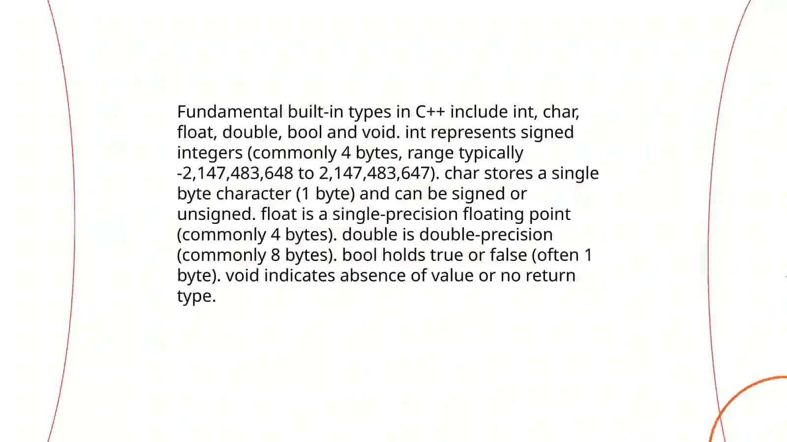 Data Types Variables and Constants in C++ 3