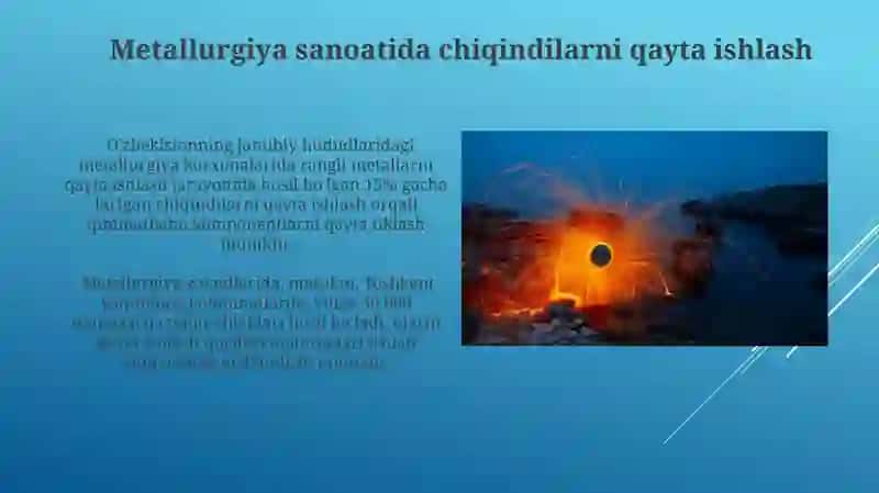 Tog'-kon, kimyo, metallurgiya sanoati va atrof-muhit muhofazasi 3
