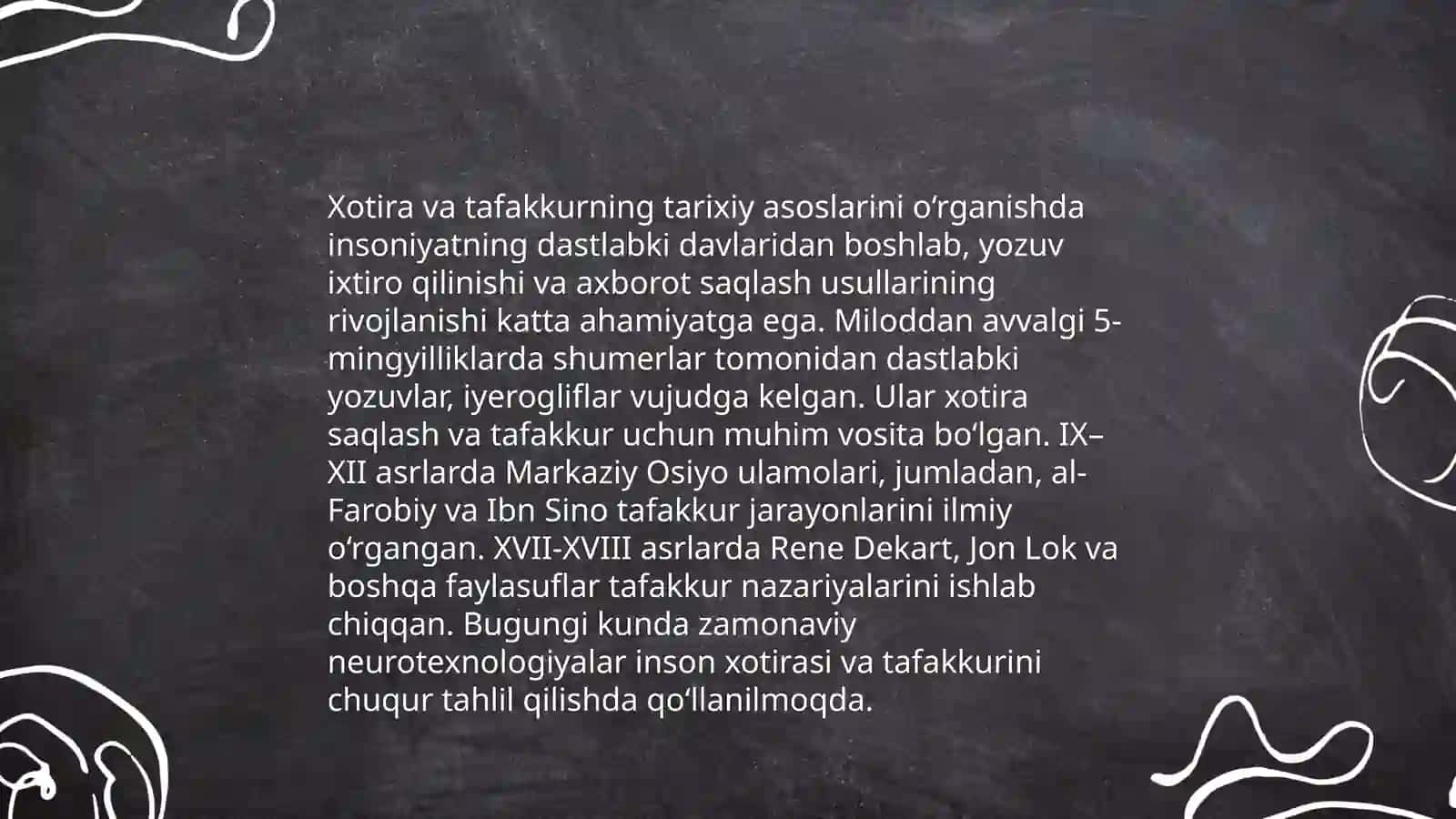 Xotira va tafakkur 3