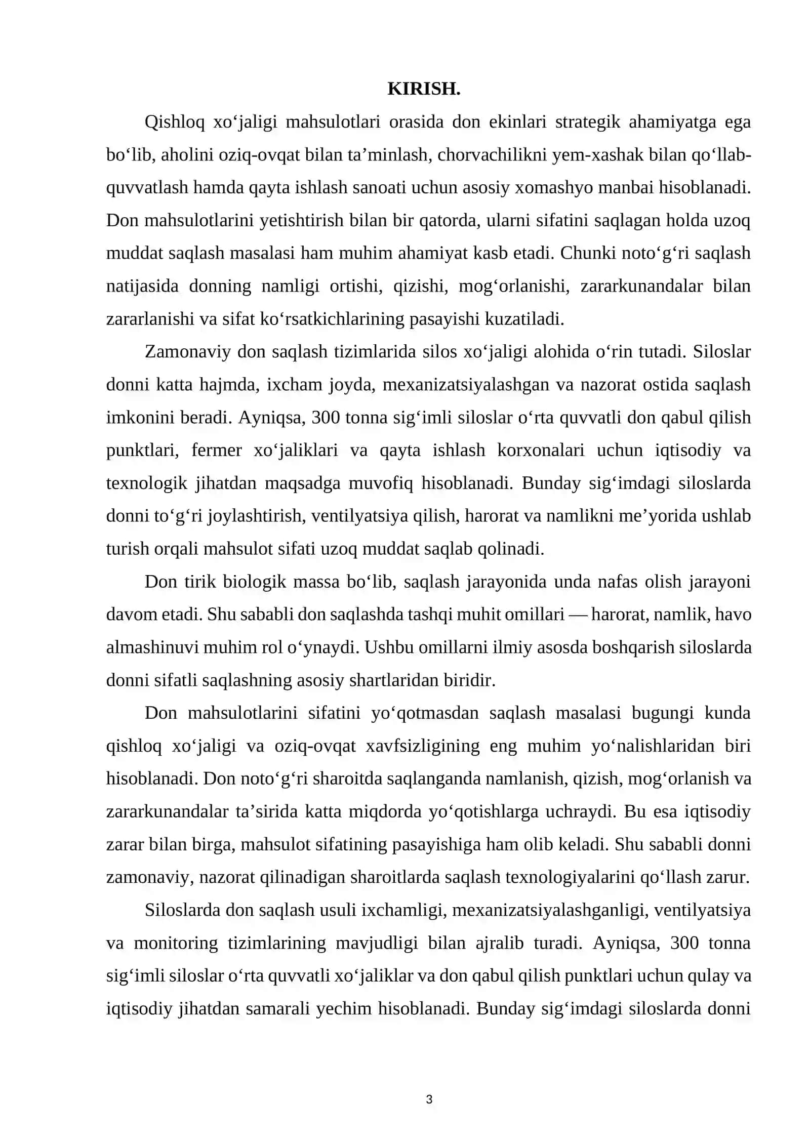 300 tonna donni siloslarda saqlash texnologiyasi. 3