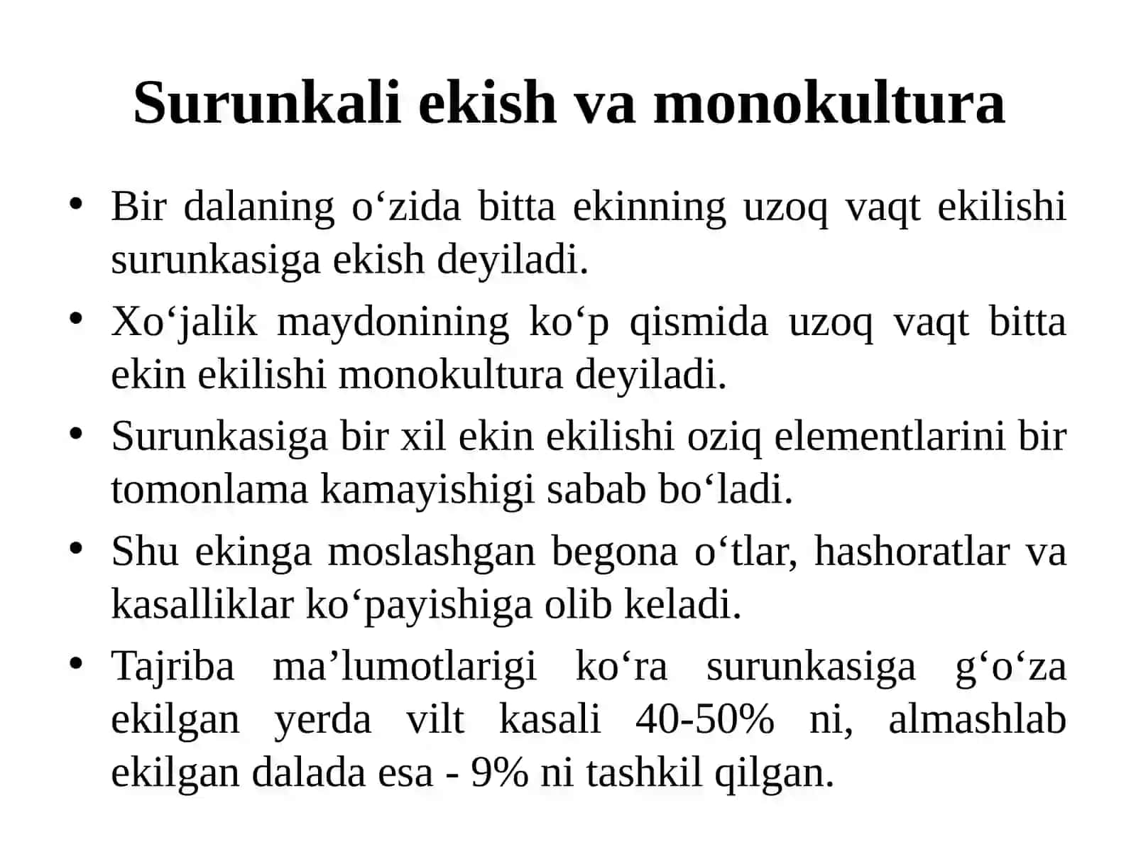 Almashlab ekishning ahamiyati 3