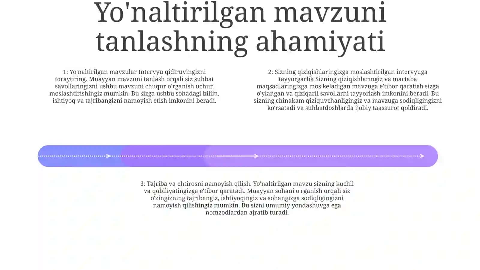Intervyu Uchun Mavzu Tanlash Va Savol Tayyorlash 3