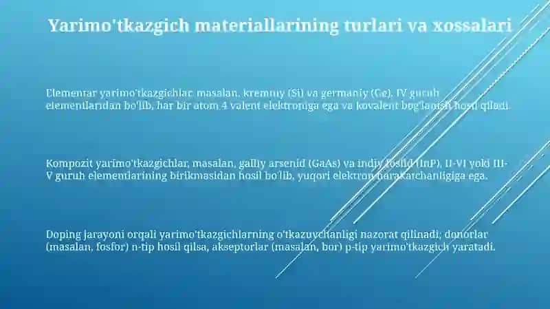 Yarimo‘tkazgich materiallar 3