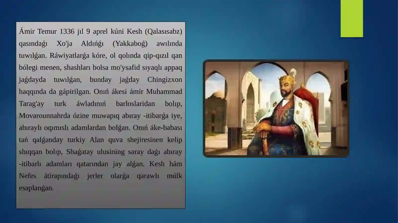 ÁmirTemur va Sahıpqıran Ámir 3