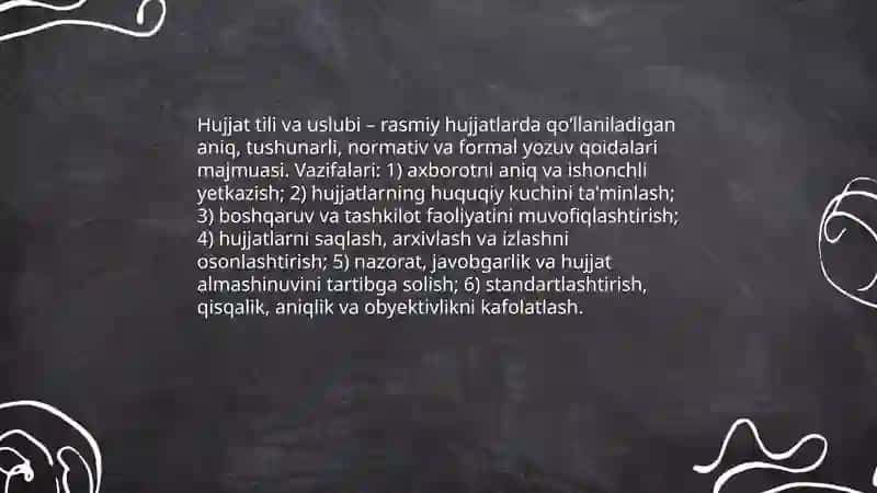 Hujjat tili va uslubi 3
