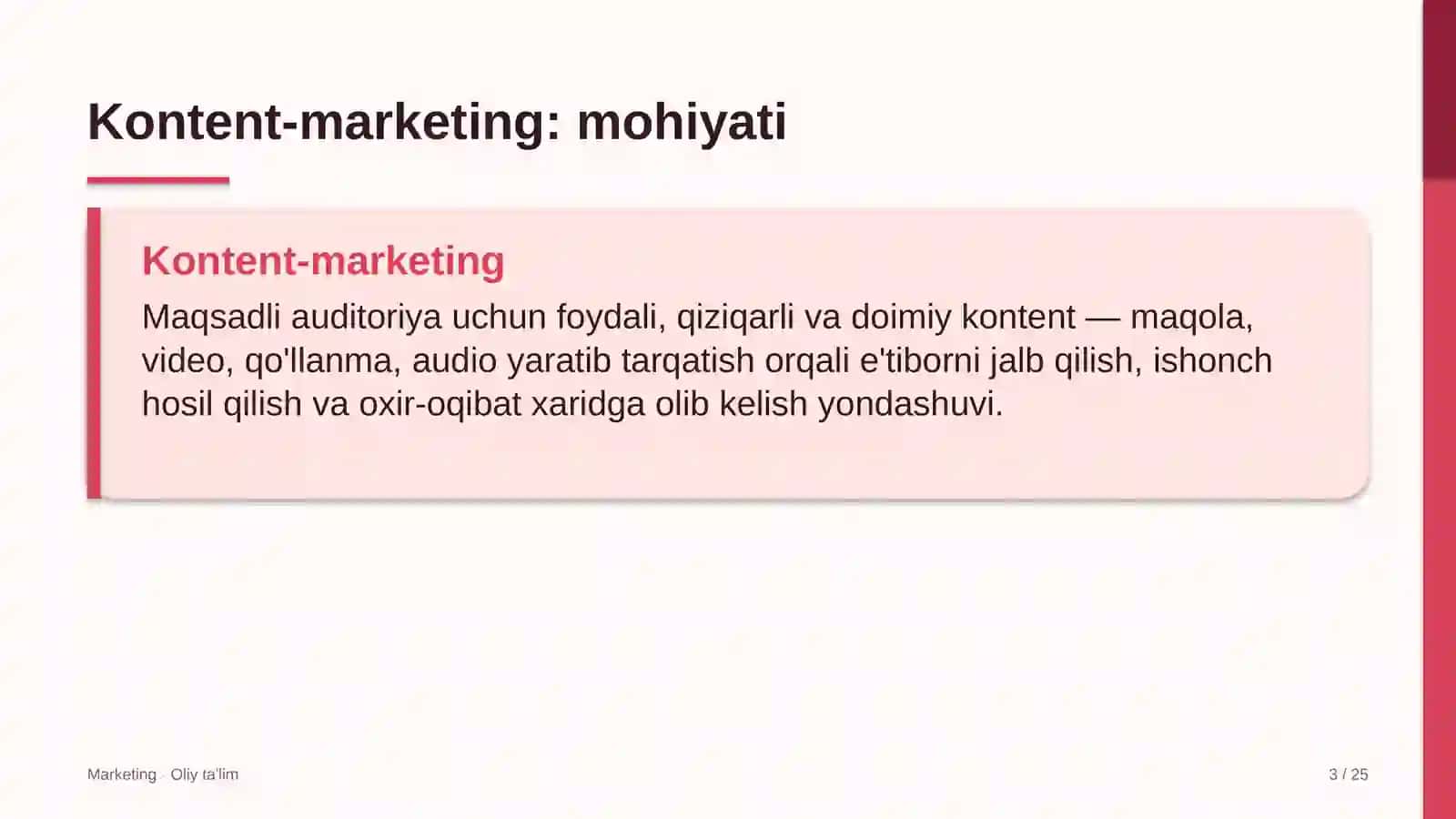 Xususiy universitetlarda kontent-marketing 3