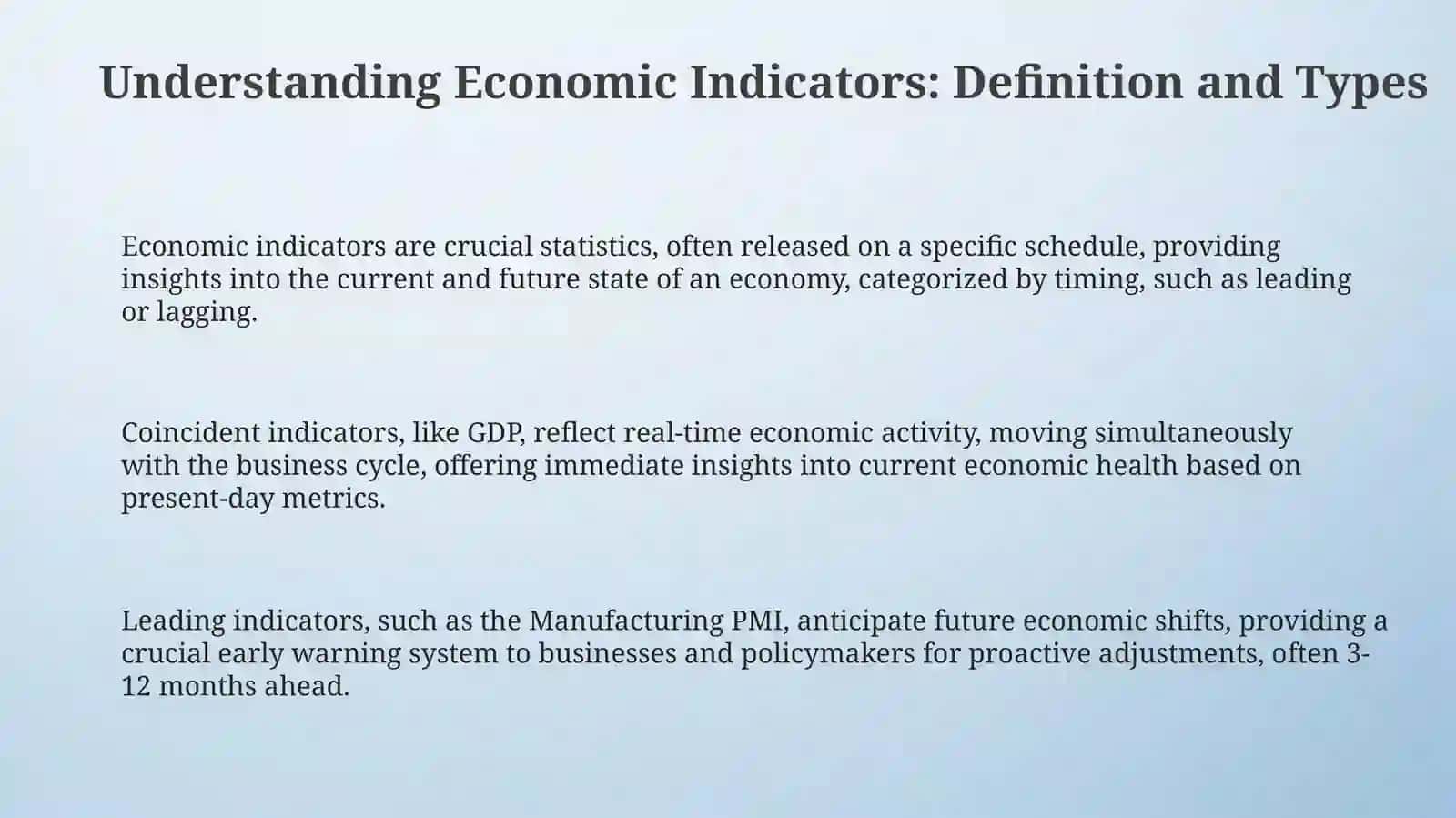 UNIT 13 ECONOMIC INDICATORS 3