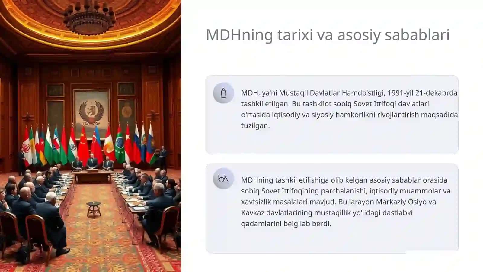 MDHning shakllanishi va rivojlanishi 3