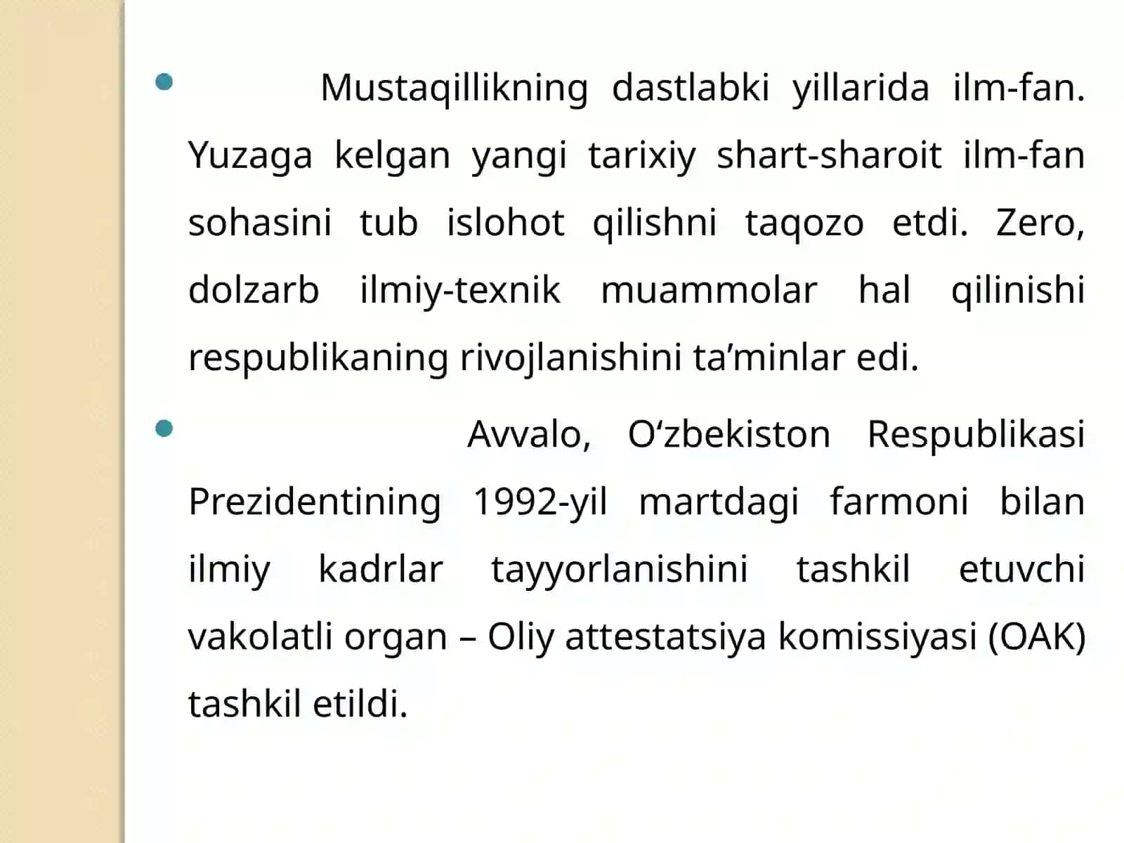 O’zbekiston ilm-fani: yangilanish va yutuqlar 3