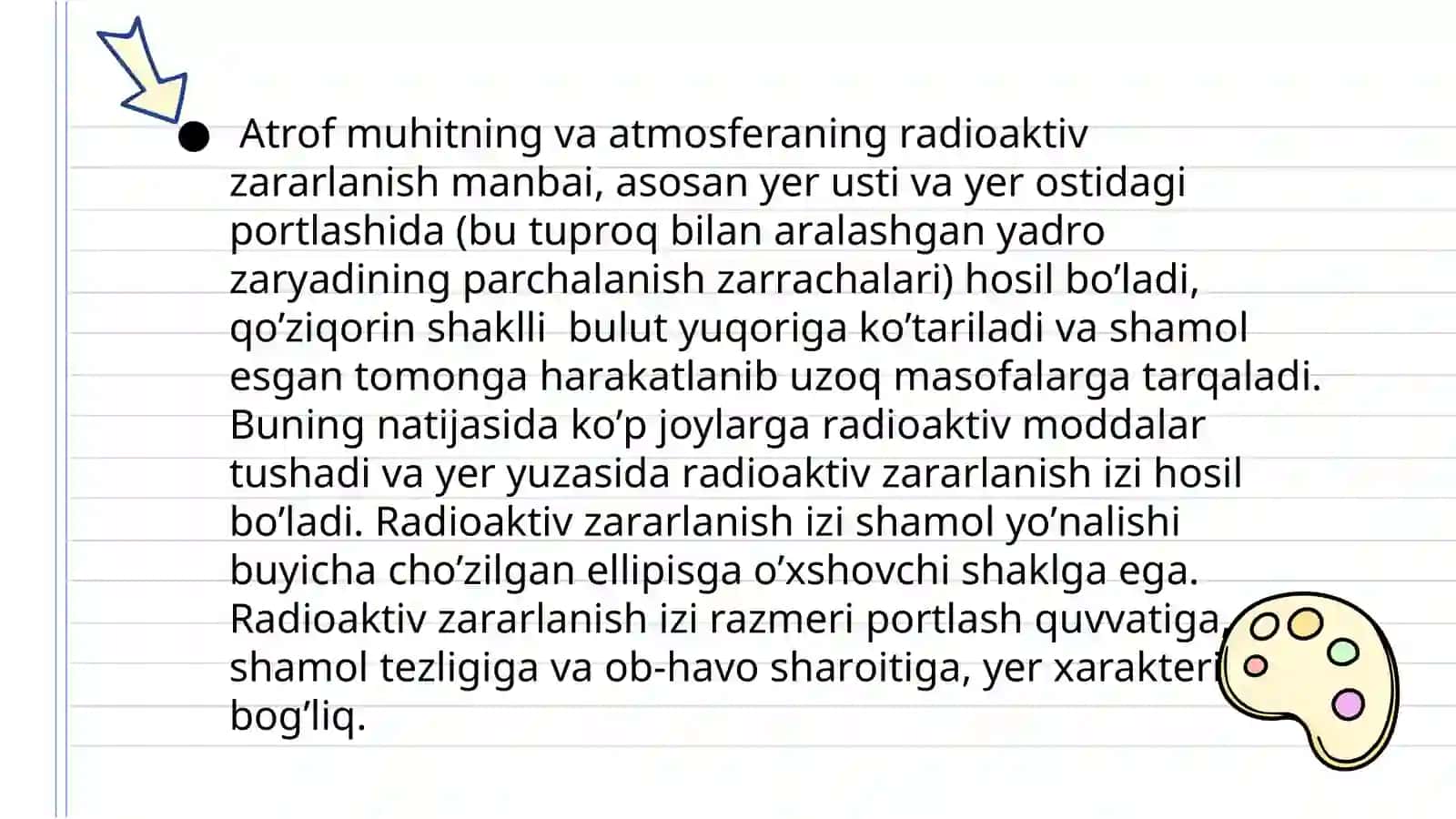 Radiativ zararlanish manbalari 3