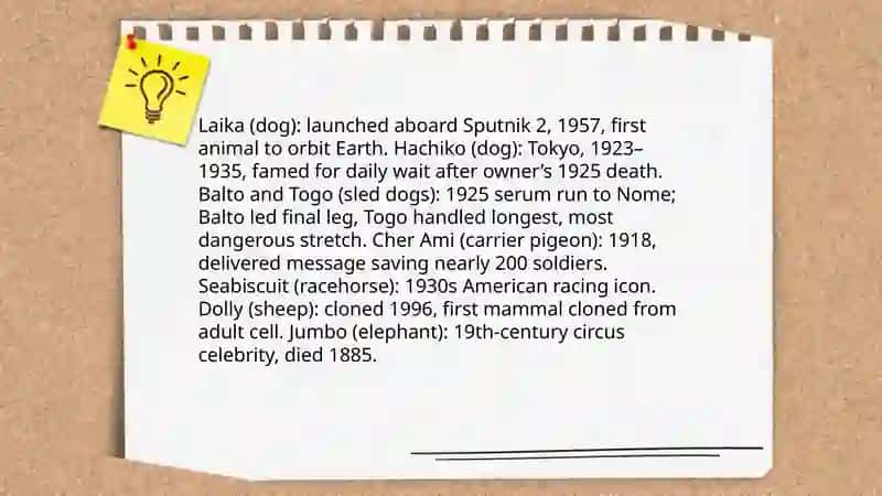 Famous and unique animals 3