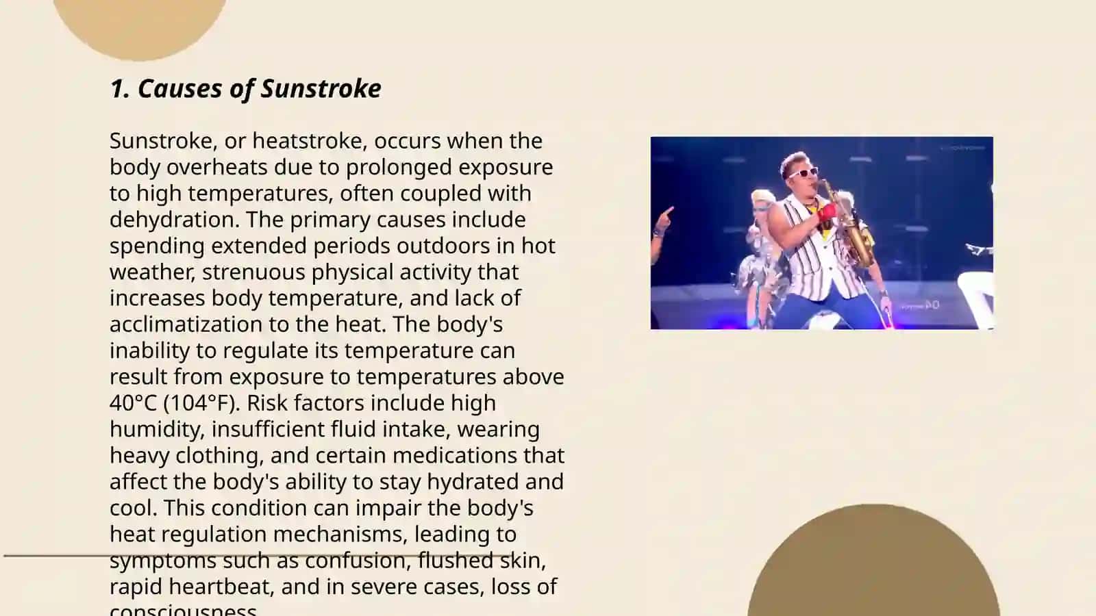 Sunstroke causes, symptoms, and prevention 3