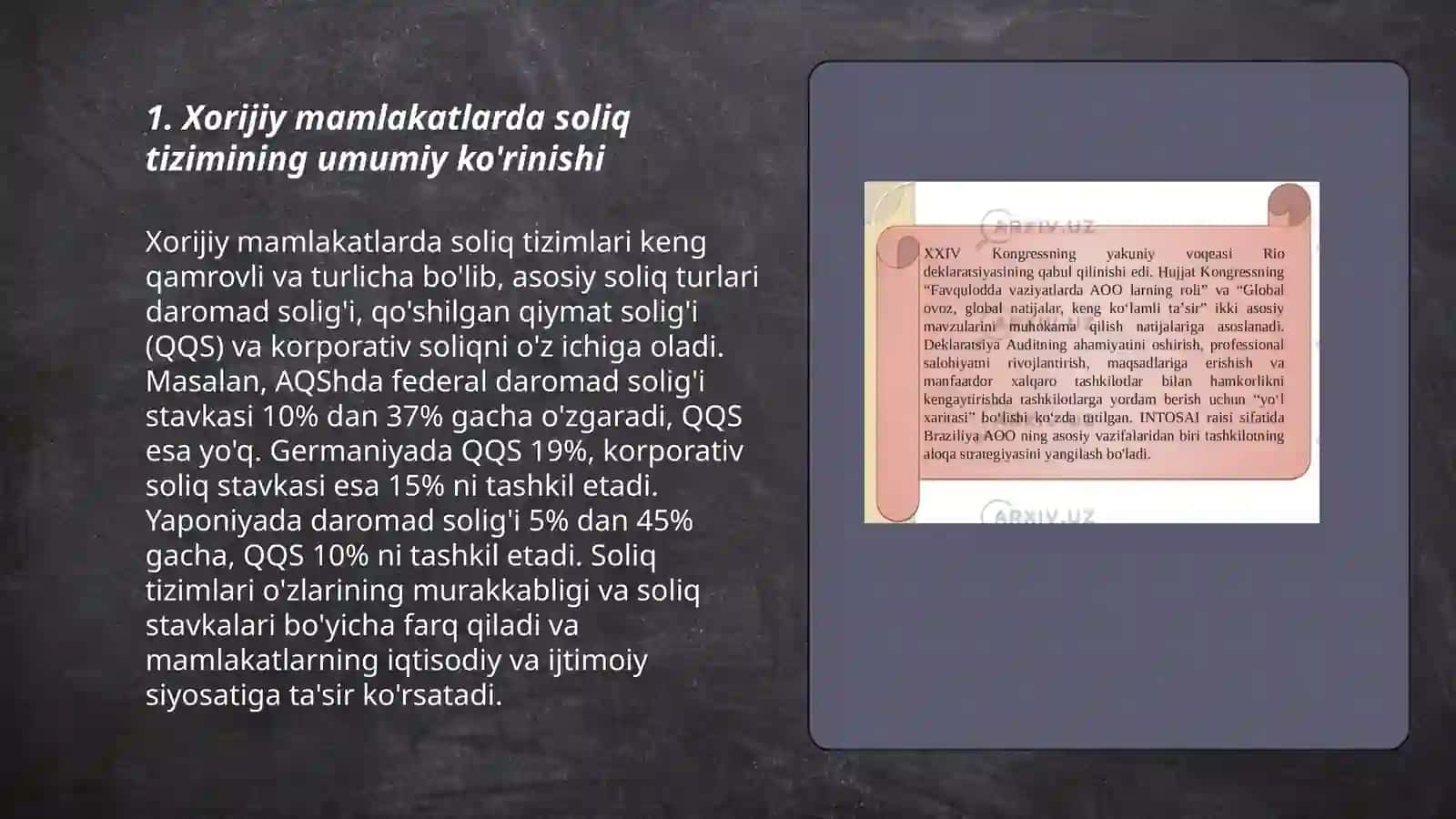 Xorijiy mamlakatlarda soliq tizimi 3
