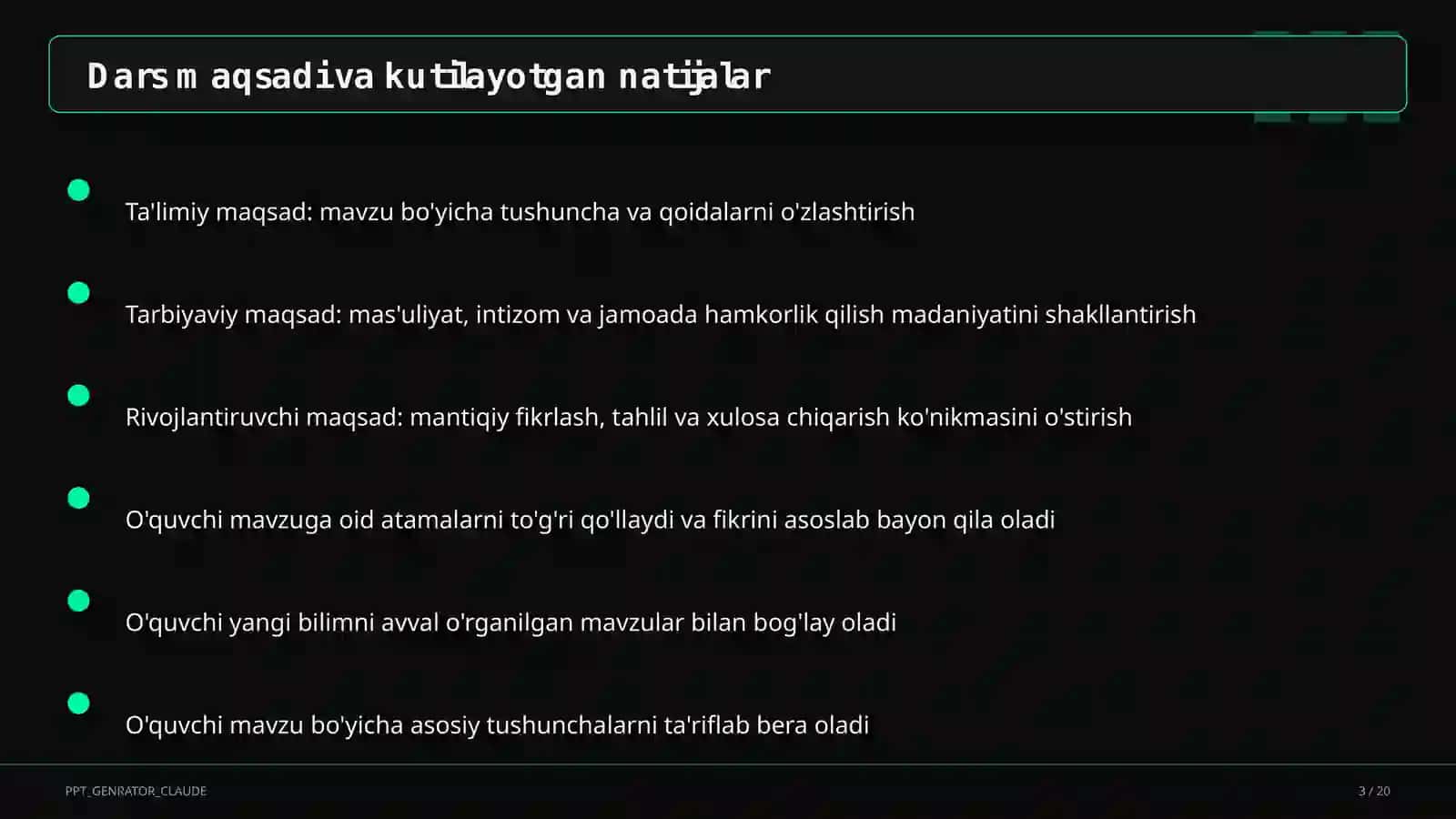 Tinish belgilari: nuqta, so'roq va undov (2-sinf) 3