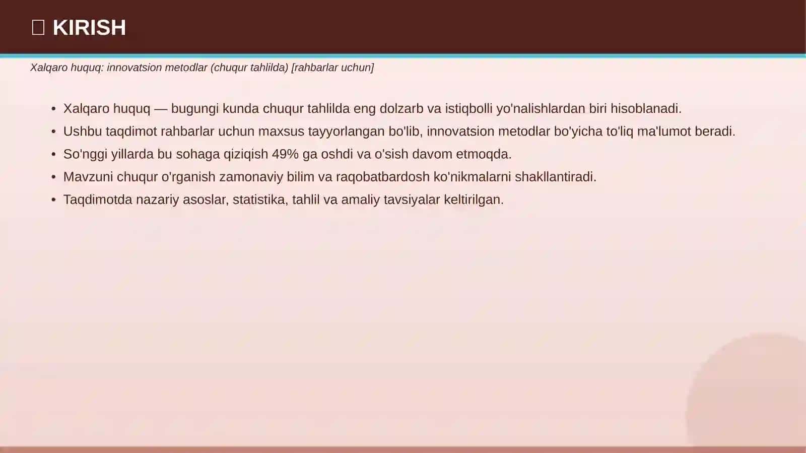 Xalqaro huquq: innovatsion metodlar (chuqur tahlilda) [rahbarlar uchun] 3