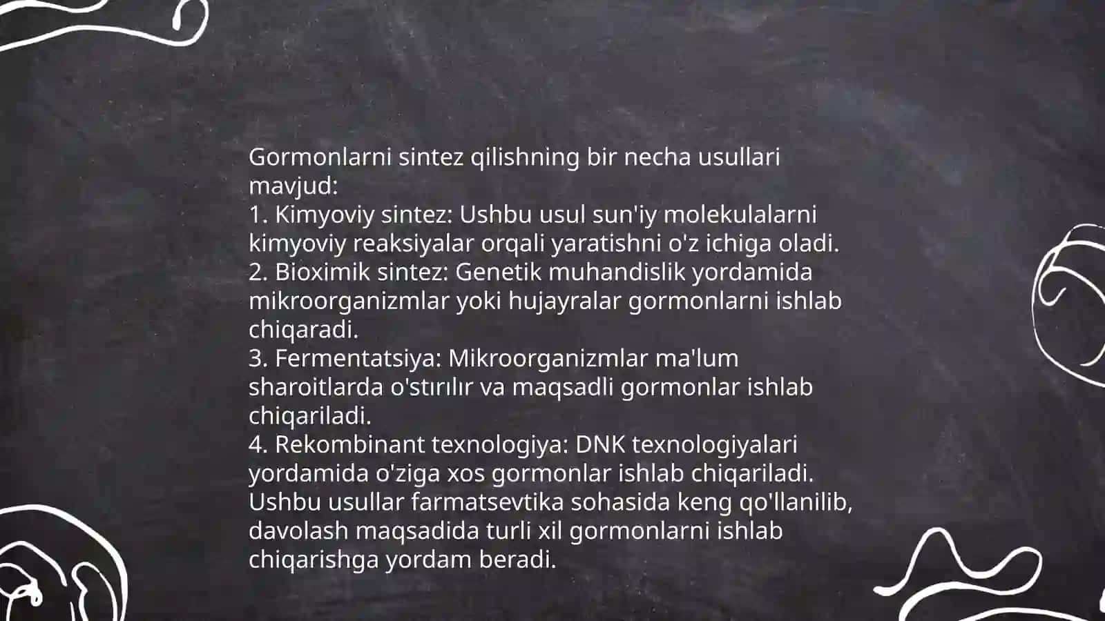 Gormonlarni olish texnologiyasi 3