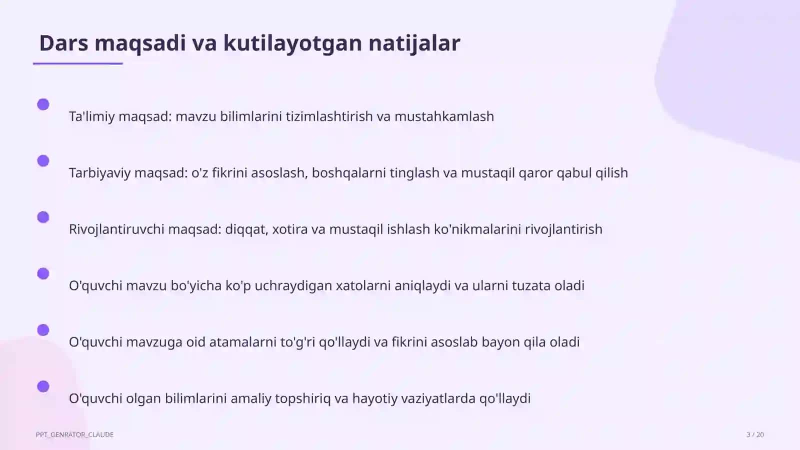 O'zbekiston transporti va aloqa tizimi (9-sinf) 3