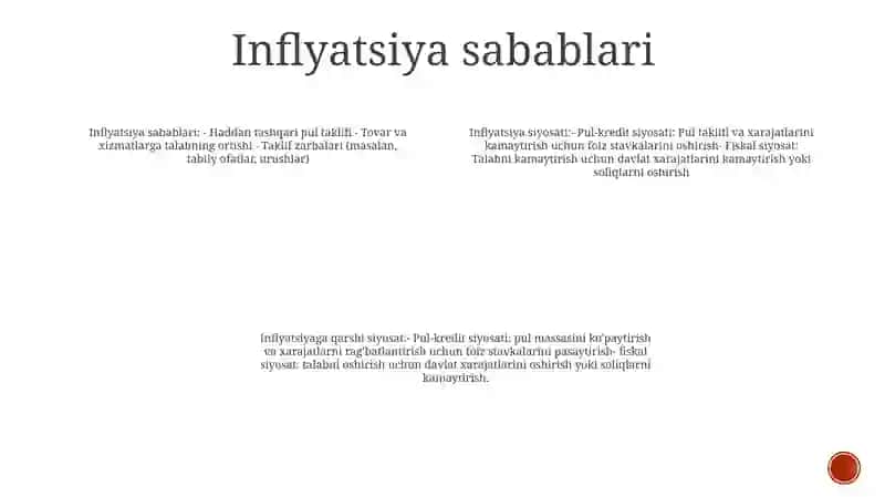 Inflyatsiyaga Qarshi Siyosat 3