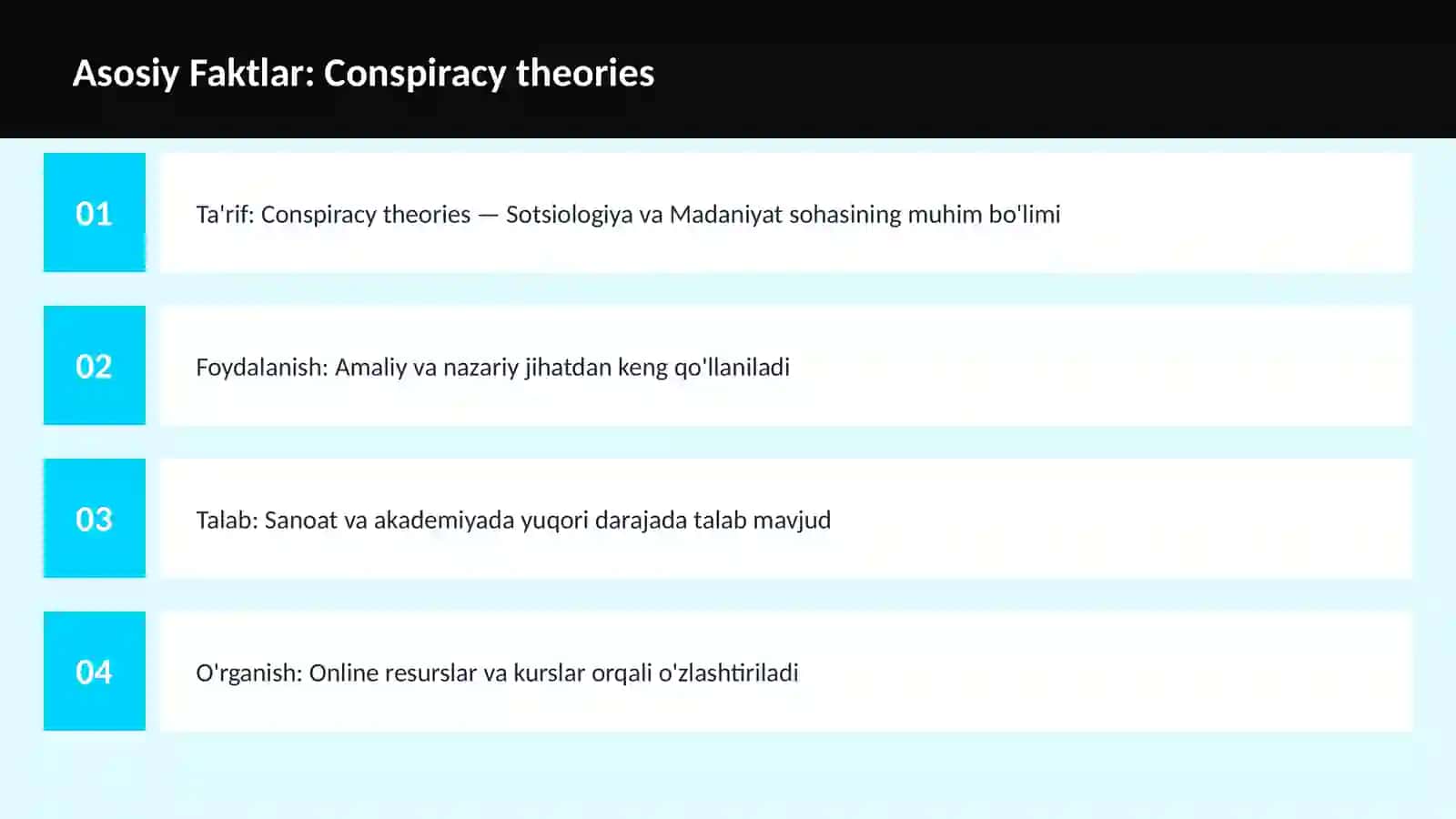 Conspiracy theories 3